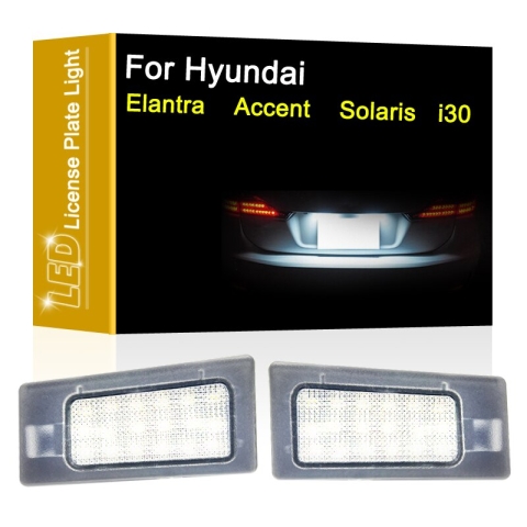 Hyundai Elantra Accent Solaris i30 Kennzeichenbeleuchtung