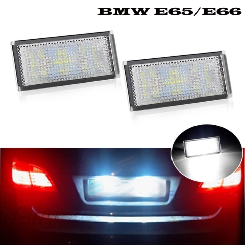 BMW E65/E66 2001–2008 weiße LED-Heck-Kennzeichenbeleuchtung