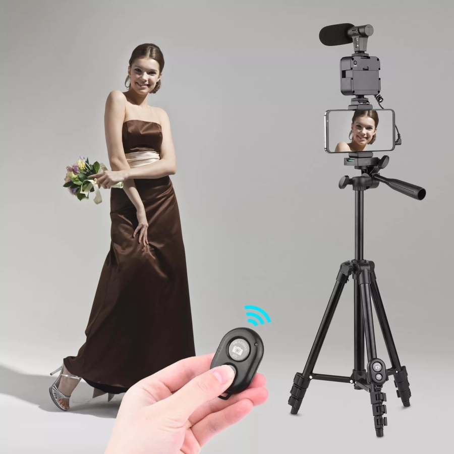 Andoer Smartphone Vlogging Kit Videoaufzeichnung