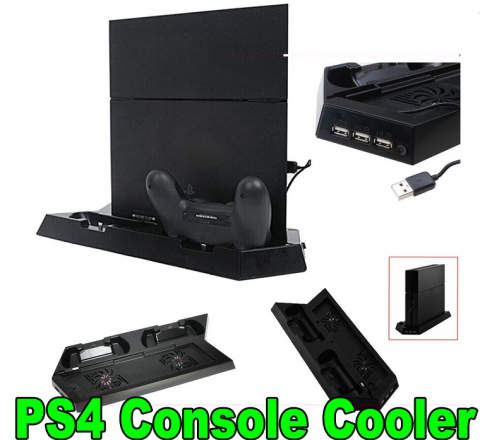 PS4 Console Cooler Dual-Ladestation Stat