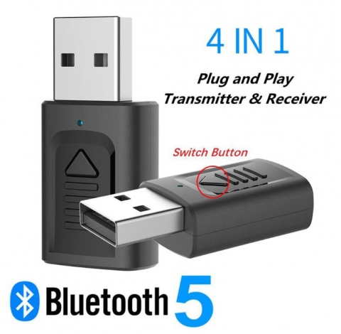 USB Bluetooth 5.0 Sender Empfänger 3in1