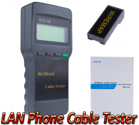 Netzwerk LAN-Länge Telefonkabel Tester
