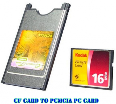 CF-Karte auf PCMCIA-PC-Kartenadapter