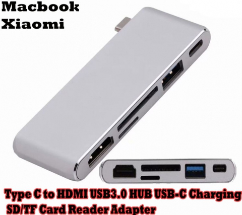 Macbook Typ C auf HDMI USB3.0 HUB USB-C