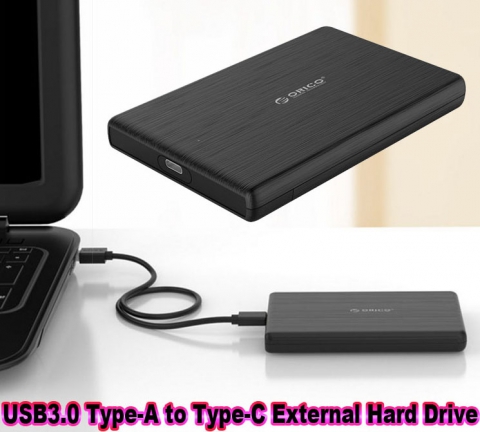 2,5 Zoll USB3.0 Typ-A bis Typ-C Externe