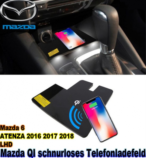 Mazda 6 QI Mobiltelefonladefeld