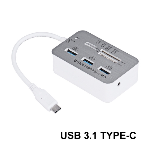 USB 3.0 HUB 7in1 3 Ports SD TF MS,M2 MMC Speicherkartenleser
