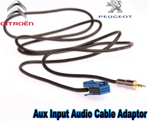 Peugeot Citroen Aux Audio Kabel Adapter