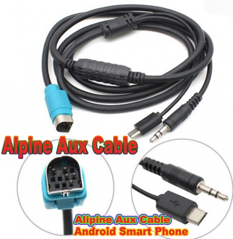 Alpine Aux Kabel für Android Smartphones