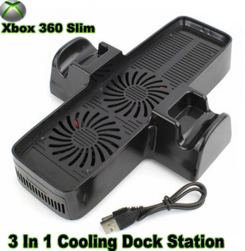 Xbox 360 Slim 3 in 1 Kühlstation