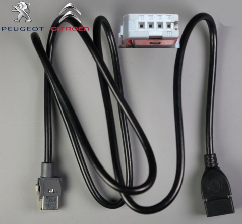 Peugeot Citroen Stereo USB Kabel