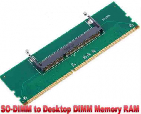 DDR3 Laptop SO-DIMM zu Desktop-DIMM