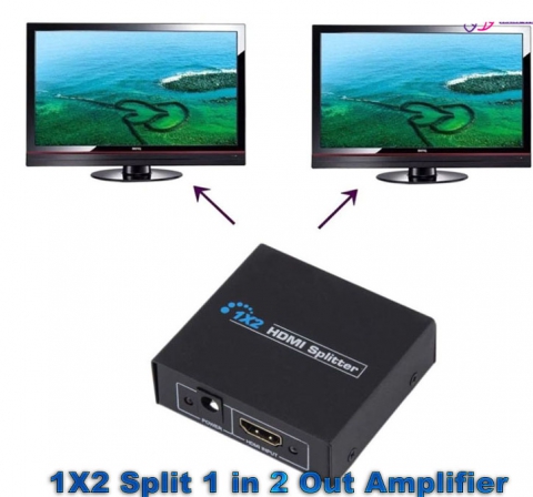 HDMI Splitter1 in 2 OutDual Display