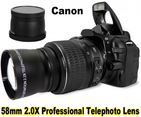 58mm 2.0X professionelles Teleobjektiv