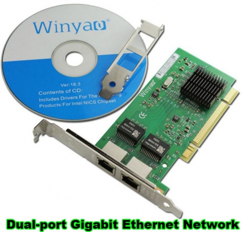 Dual Port Gigabit Ethernet Netzwerkkarte