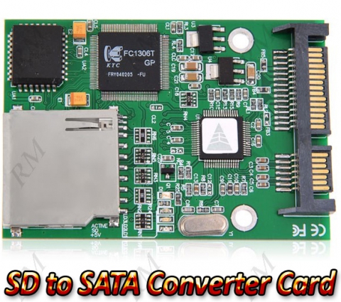 SD auf SATA-Steckkarte Converter-Karte
