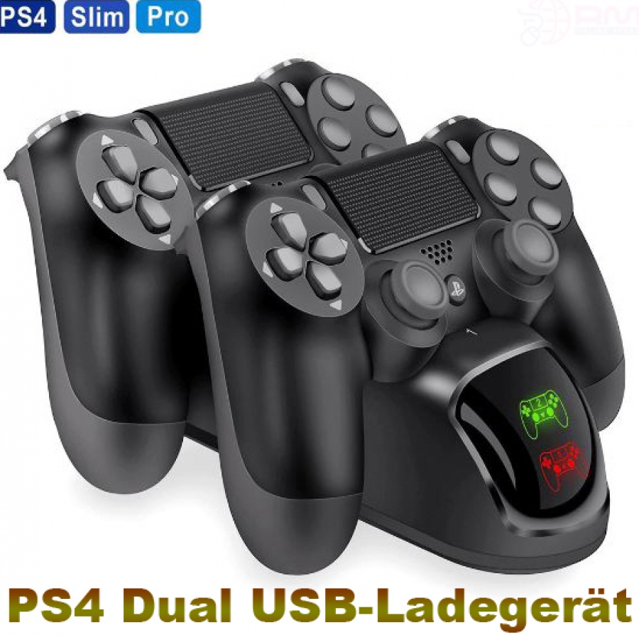 PS4 Dual USB-Ladegerät