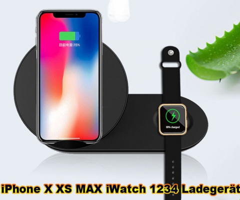 iPhone X XS MAX iWatch 1 2 3 4 Ladegerät