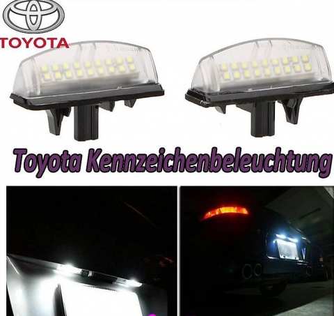 Toyota Kennzeichenbeleuchtung
