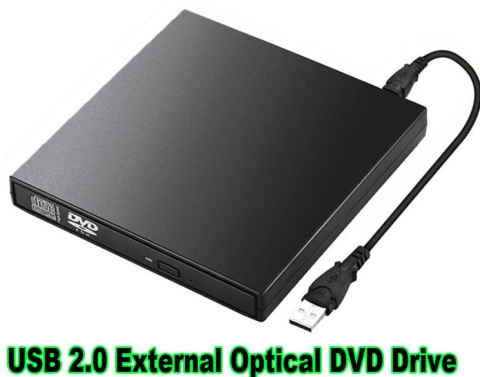 USB 2.0 Externes optisches DVD-Laufwerk