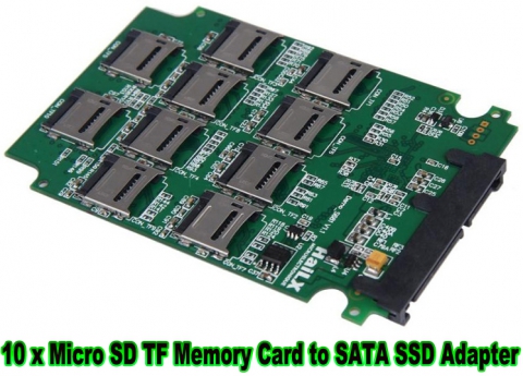 Micro SD TF Speicherkarte zu SATA S
