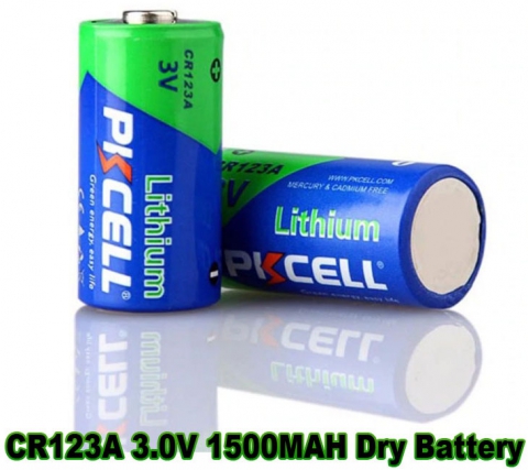 CR123A 3.0V 1500MAH 2 X Batterie