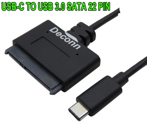 USB-C 3.0 Sata 22 pin Cable Convert Adap