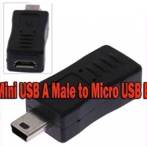 Mini USB A Stecker auf Micro USB B Buchs