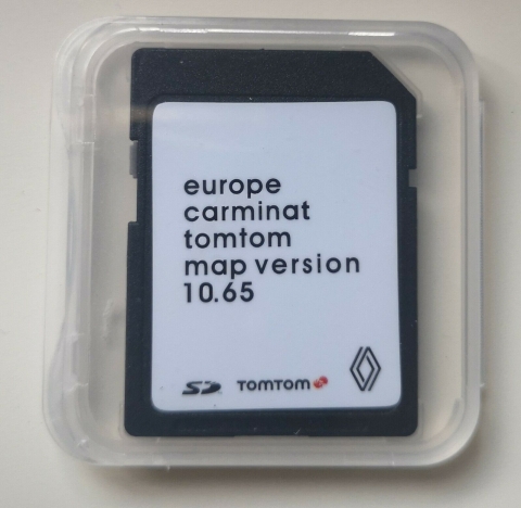 RENAULT CARMINAT Europe 10.65 CARTE SD TOMTOM GPS