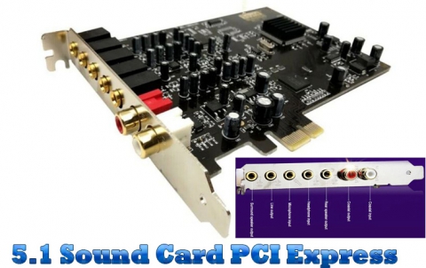 5.1 Soundkarte PCI Express PCI-E