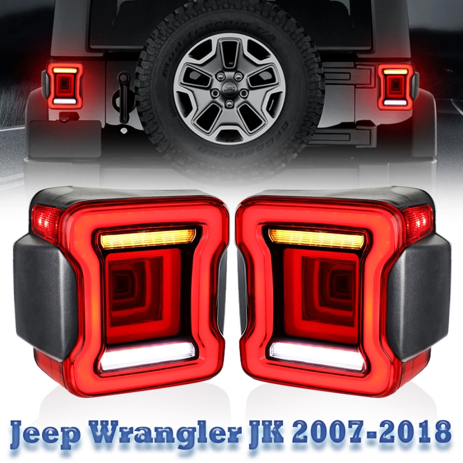 Jeep Wrangler JK 2007–2018 JK LED-Rückleuchten ersetzen