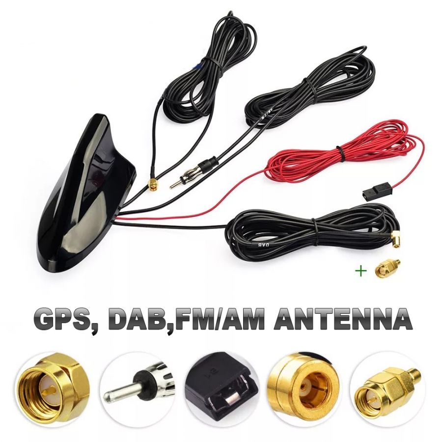 Autodach DAP + GPS, FM-Antenne