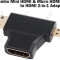 Mini HDMI & Micro HDMI to HDMI Female 2-