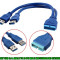 USB 3.0 A Male to 20 Pin Male Motherboar