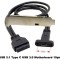 USB 3.1 Typ C zu USB 3.0 Mainboard 19pol