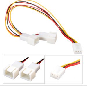 3 Pin Female auf Dual Male PC Fan Splitt