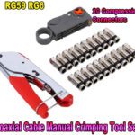 RG6 RG6 Koaxialkabel Crimpwerkzeuge