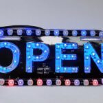 offenes Arbeiten für Shopbanner LED