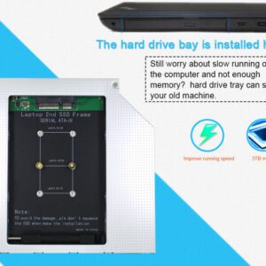 Optibay 2ND HDD Caddy 12,7 mm SATA 3 Fes