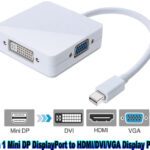 3 in 1 Mini-DP zu HDMI / DVI / VGA-Anzei