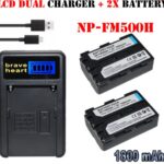 Sony 2x 1800mAh Akku NP-FM500H kaufen