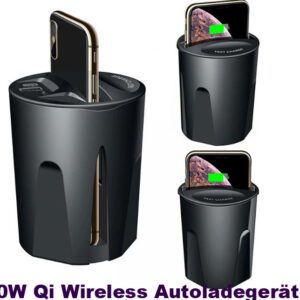 Auto 10W Qi Wireless Autoladegerät AirPods