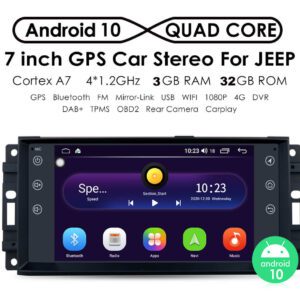 Jeep Wrangler Compass Chrysler Android Radio 7 Zoll