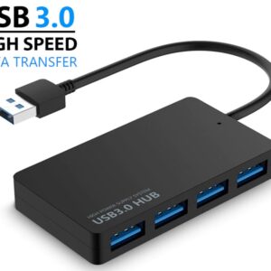 High Speed USB 3.0 HUB 4 Port Splitter