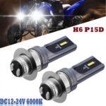 H6 P15D Scheinwerferlampe DC12-24V 6000K weiß