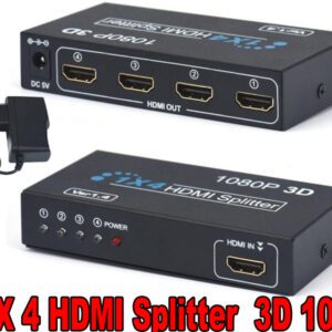 HDMI 1.4 Splitter 1X4 mit 1080p und 3D