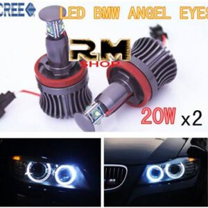 BMW 2x 20W CREE H8 LED Angel Eyes