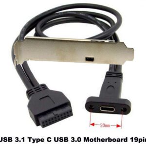 USB 3.1 Typ C zu USB 3.0 Mainboard 19pol