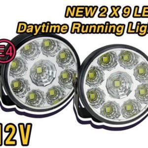 Super Bright Weiß 9 LED Tagfahrten