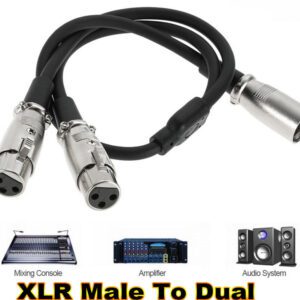XLR Stecker auf Dual XLR Female